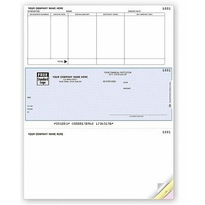 Laser Middle Accounts Payable Check (1 Part)