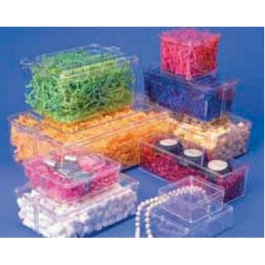 Premium Quality Rigid Clear Round Plastic Box (4 3/8"x1 7/16")