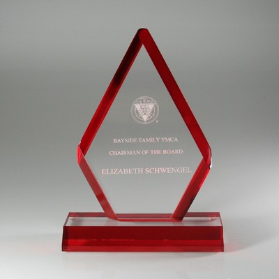 Beveled Arrow Award w/Lumiglaze Accent