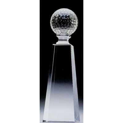 Medium Golf Ball Award on Obelisk