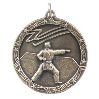 Medals, "Karate" - 1 3/4" Shooting Star