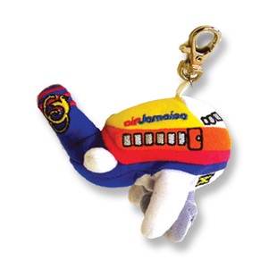 Custom Plush Mini Airplane w/ Keychain Attachment