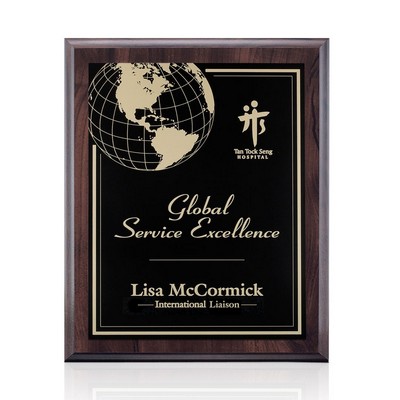 Farnsworth/Marietta Plaque - Cherry/Black 9"x12"