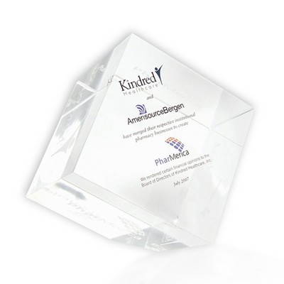 Cube Embedment/Award/Paperweight