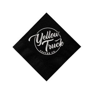 Beverage Napkin - Black - Tradition