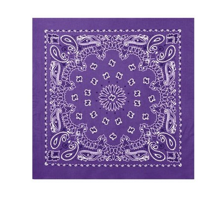 22" Purple Trainmen Bandana