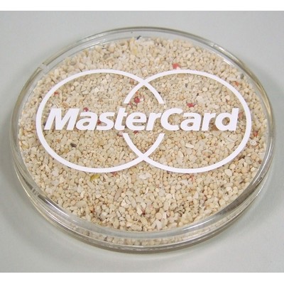 Shell Sand Filled Coaster