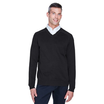 Devon and Jones Men's V-Neck Sweater