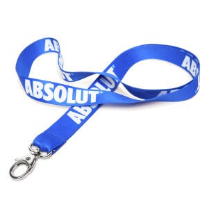 Flat Polyester Lanyard 3/4 x 36"