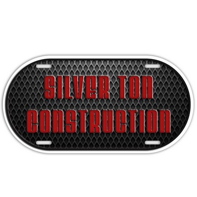 Capsule Custom Embossed Auto License Plate - 6"x12" (4 Color Process)