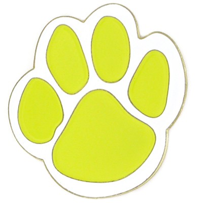 Yellow Paw Pin