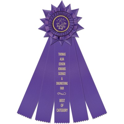 Finchley Award Ribbon Rosette (12")