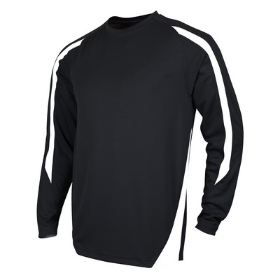 Men's Leadoff Micromesh Performance Crew Long Sleeve Shirt