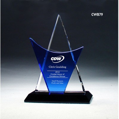 Wind Breeze Optic Crystal Award (7"x9¼")