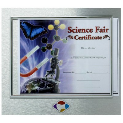 Silver Dibond Metal Certificate Holder