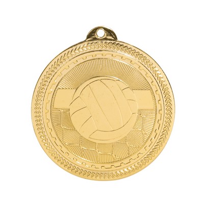 2" Volleyball Stock BriteLaser Medal