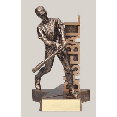 8.5" Baseball Billboard Resin Series Trophy