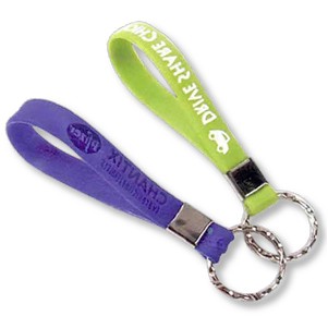 Silicone Wristband Key Chain