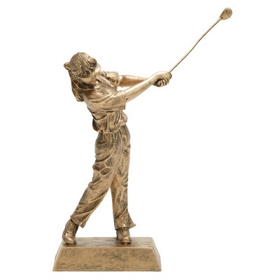 Golf, Female Figure - Large Signature Figurines - 10-1/2" Tall