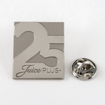 Sandblast Custom Lapel Pin with No Color Fill