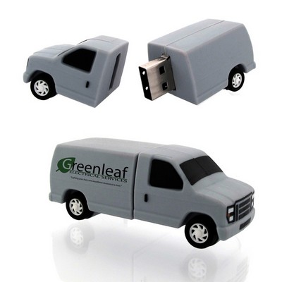 1GB PVC Delivery Van USB Drive