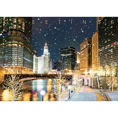 Chicago River Walk Card