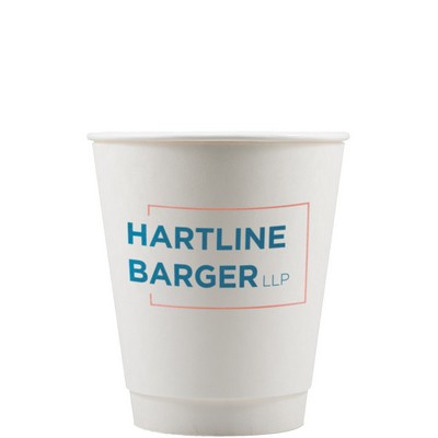 12 oz Insulated Paper Cup - White - Tradition