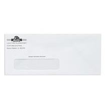 Spot Color Standard Gum Flap Business Envelopes w/Poly Window