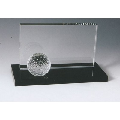 Lower Golf Panel Crystal Award