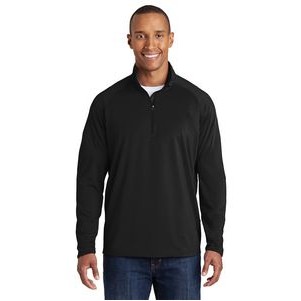 Sport-Tek® Men's Tall Sport-Wick® Stretch 1/2-Zip Pullover Sweatshirt