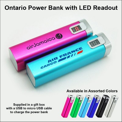 Ontario Power Bank 1800 mAh