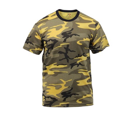 Stinger Yellow Camouflage Military T-Shirt (S to XL)