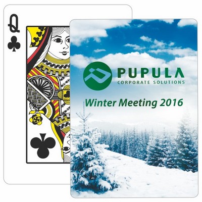 Winter Theme Poker Size Playing Cards