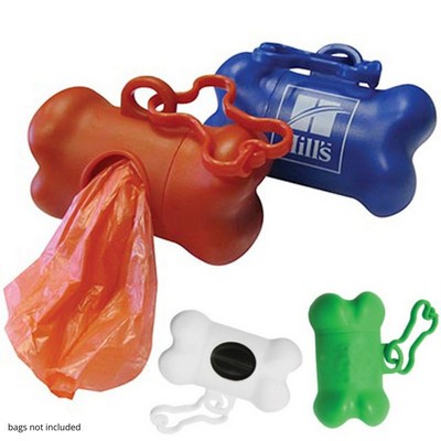 Bone Dog Bag Dispenser /W Carabiner