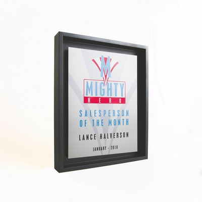 Shadow Box Imprinted Honor Plaque (6"x8")