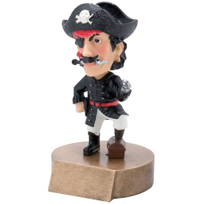 Pirate/Buccaneer Resin Award - 6" Tall