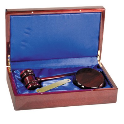 Rosewood Piano Finish Director's Gavel Set