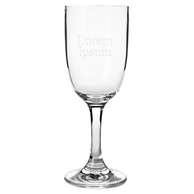 8 Oz. Acrylic Stem Wine Glass