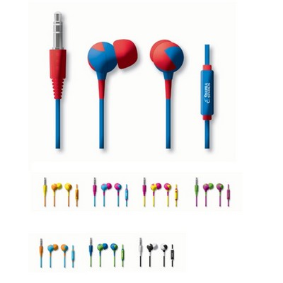 Nu-Wave: Stereo Earbuds with Click Control Microphone