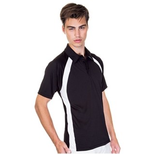 Men's Performance Interlock Color Block Polo Shirt (Union Made)