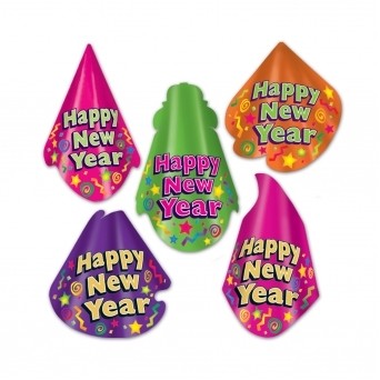 Happy New Year Hat (Assorted)