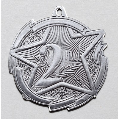 Star Medals - "2nd Place"