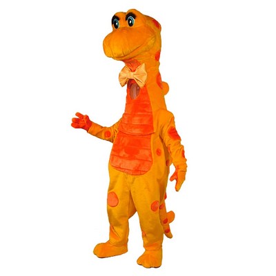 Candy Corn Dinosaur Mascot Costume