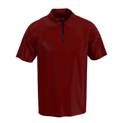 Zipper polo shirt