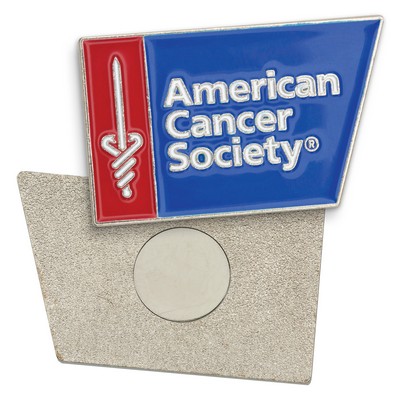 Custom Lapel Pin Die Struck with Soft Enamel & Magnet Backing (3/4")