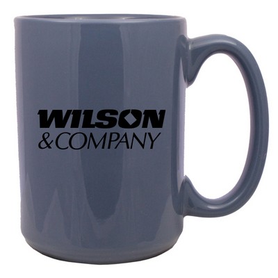 15 Oz. Jumbo C Handle Cup Steel Blue