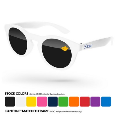 Andy Sunglasses w/ Corner Lens and Arm Imprints