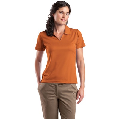 Sport-Tek® Ladies' Dri Mesh® V-Neck Polo Shirt