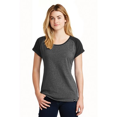 New Era® Ladies' Heritage Blend Varsity Tee Shirt