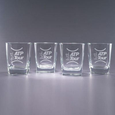 13 Oz. Geo Double Old Fashioned Glasses (Set of 4)